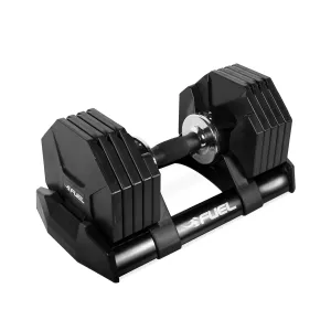 Adjustable Dumbbell, Quick Select 5-50 Pounds, Single