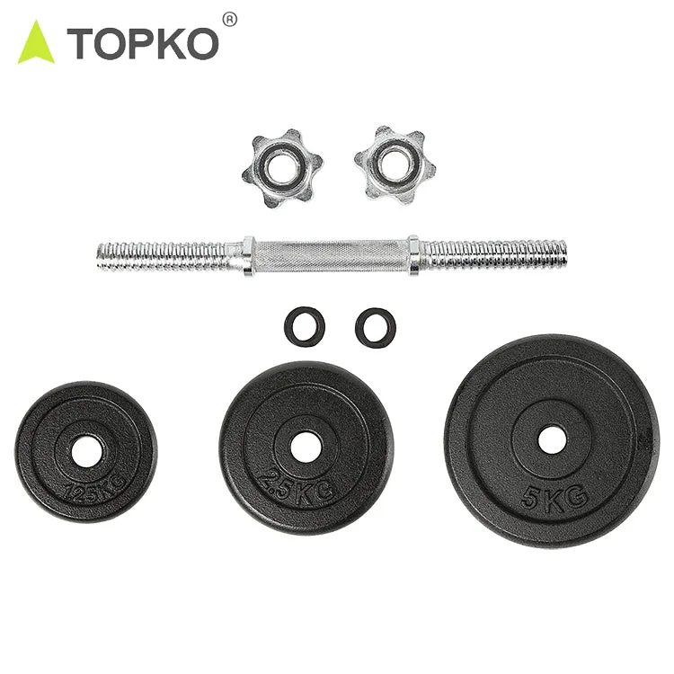 Adjustable Dumbbells, Dumbbell Barbell 2 in 1, Solid and Configurable with Rubber Protective Cover