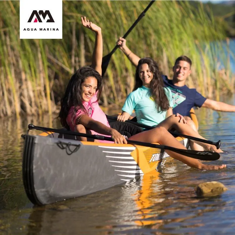 Aqua Marina 15'8" Tomahawk AIR C 3-Person DWF High-end Canoe Inflatable Kayak