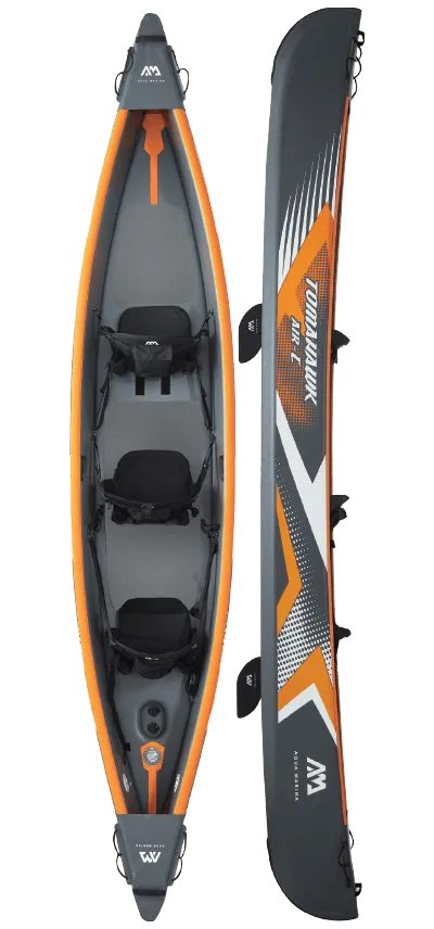 Aqua Marina 15'8" Tomahawk AIR C 3-Person DWF High-end Canoe Inflatable Kayak