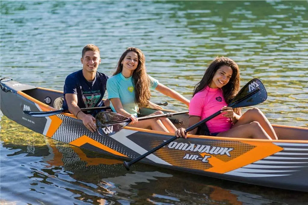Aqua Marina 15'8" Tomahawk AIR C 3-Person DWF High-end Canoe Inflatable Kayak