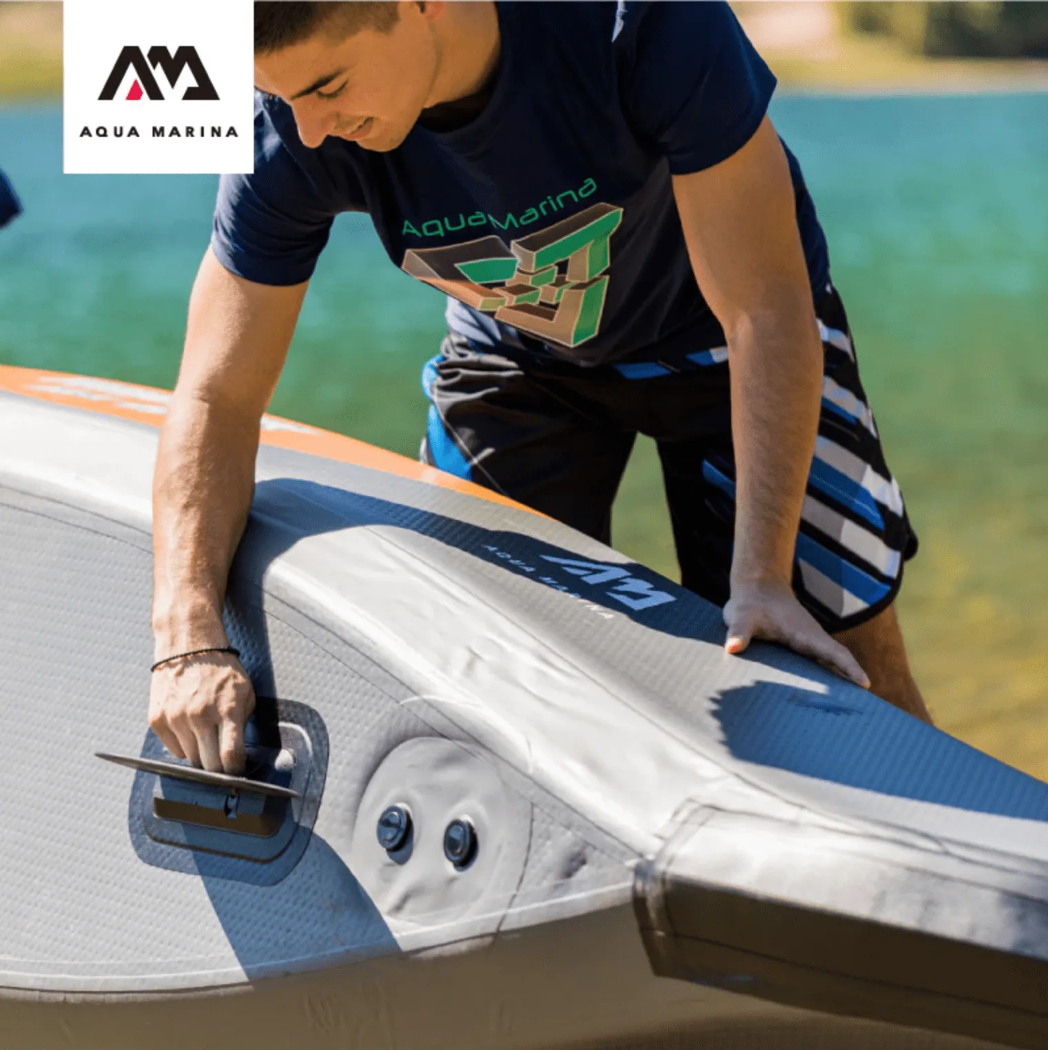 Aqua Marina 15'8" Tomahawk AIR C 3-Person DWF High-end Canoe Inflatable Kayak