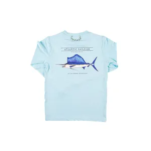 Atlantic Sailfish Performance Shirt in Tanager Turquoise