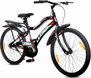 Baymax 26t Ibc Mtb Cycle With Carrier Single Speed For Men 26T Hybrid Cycle/city Bike (single Speed | Black)
