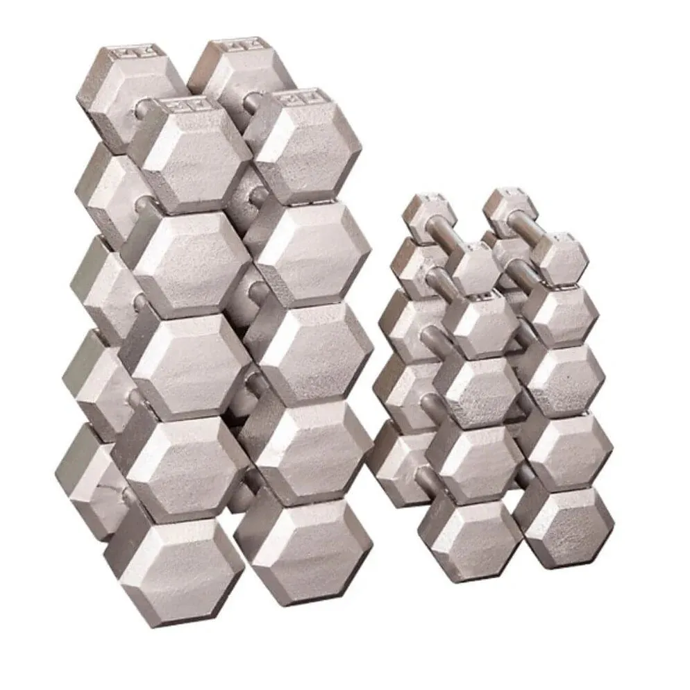 Body-Solid SDS Cast Iron Hex Dumbbell Sets
