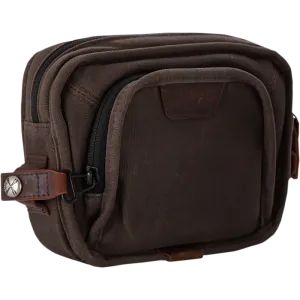Burly Brand Handlebar Bag - Dark Oak Waxed Cotton