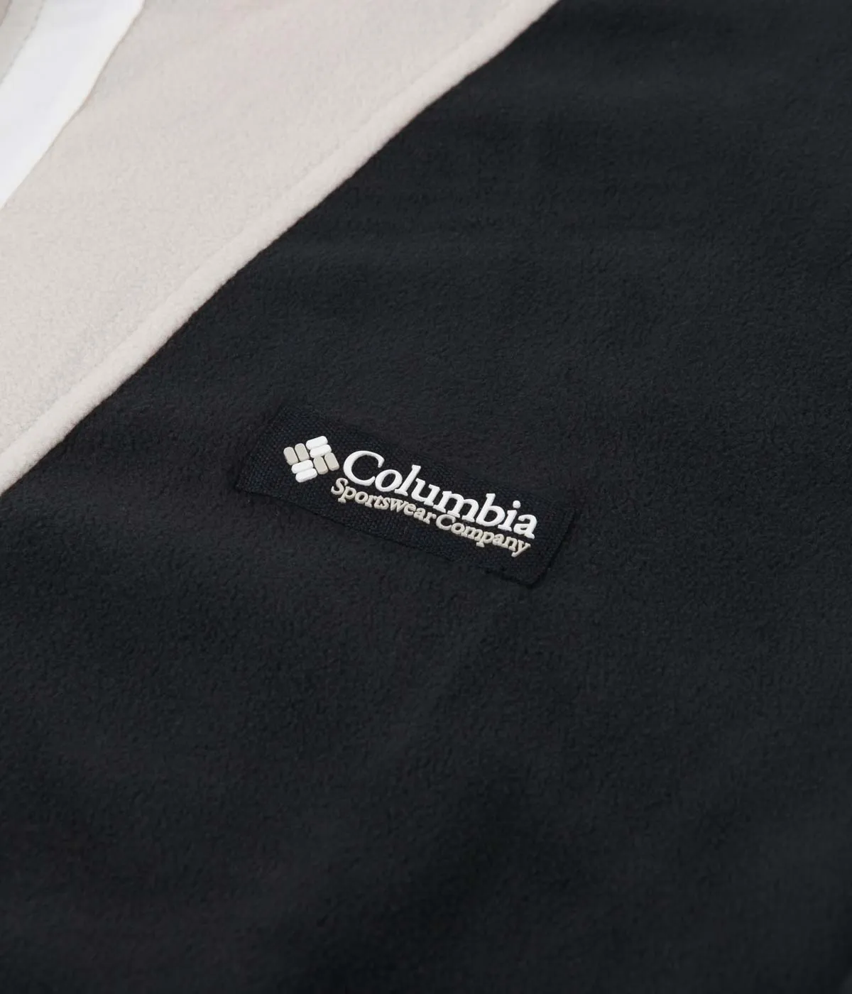 Columbia Back Bowl Lightweight Fleece - Black / Dark Stone / White