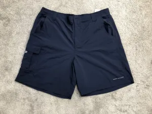 Columbia Shorts Mens Large Blue Cargo Shorts Pockets Casual Outdoor Lightweight