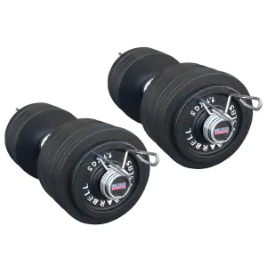 Deltech Fitness 200 lb Adjustable Dumbbell Set, 100 lb each (OSDB-200)
