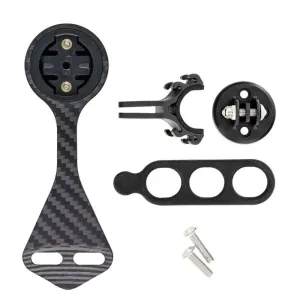 For f12 most handlebar bike carbon handlebar carbon computer Mount support for Garmin  GoPro Light Camera bicycle Mount Holder