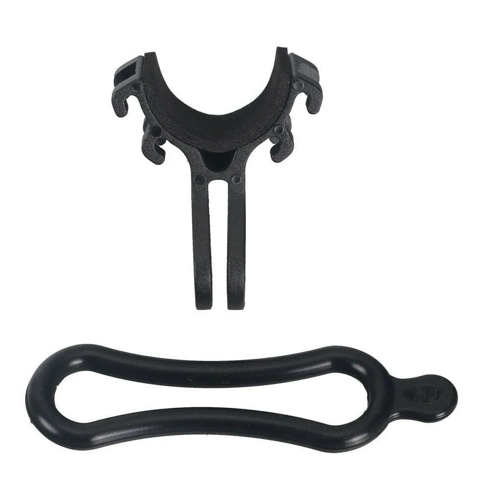 Full Carbon Fiber Cycling Road Bike Handlebar Stem Computer Mount Holder Bracket with Sports Camera Mount Flashlight Holder for Bryton for Garmin for Cateye