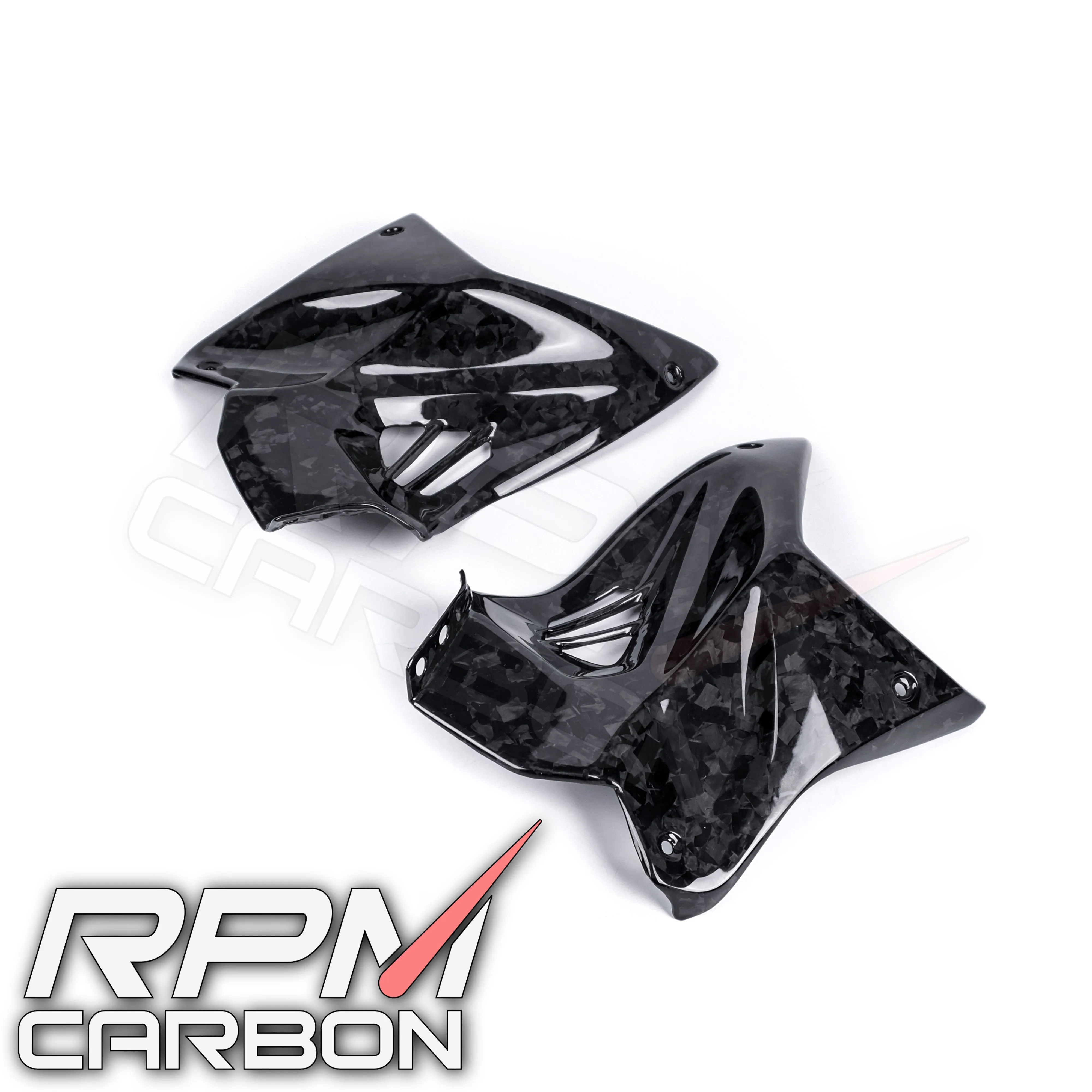 Kawasaki H2 / H2R Carbon Fiber Front Tank Side Panels
