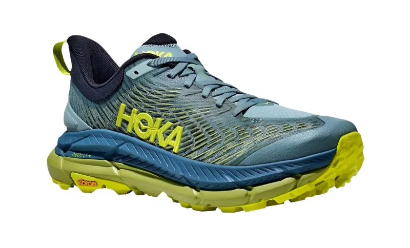 Men's Mafate Speed 4 Trail - Stone Blue/Dark Citron