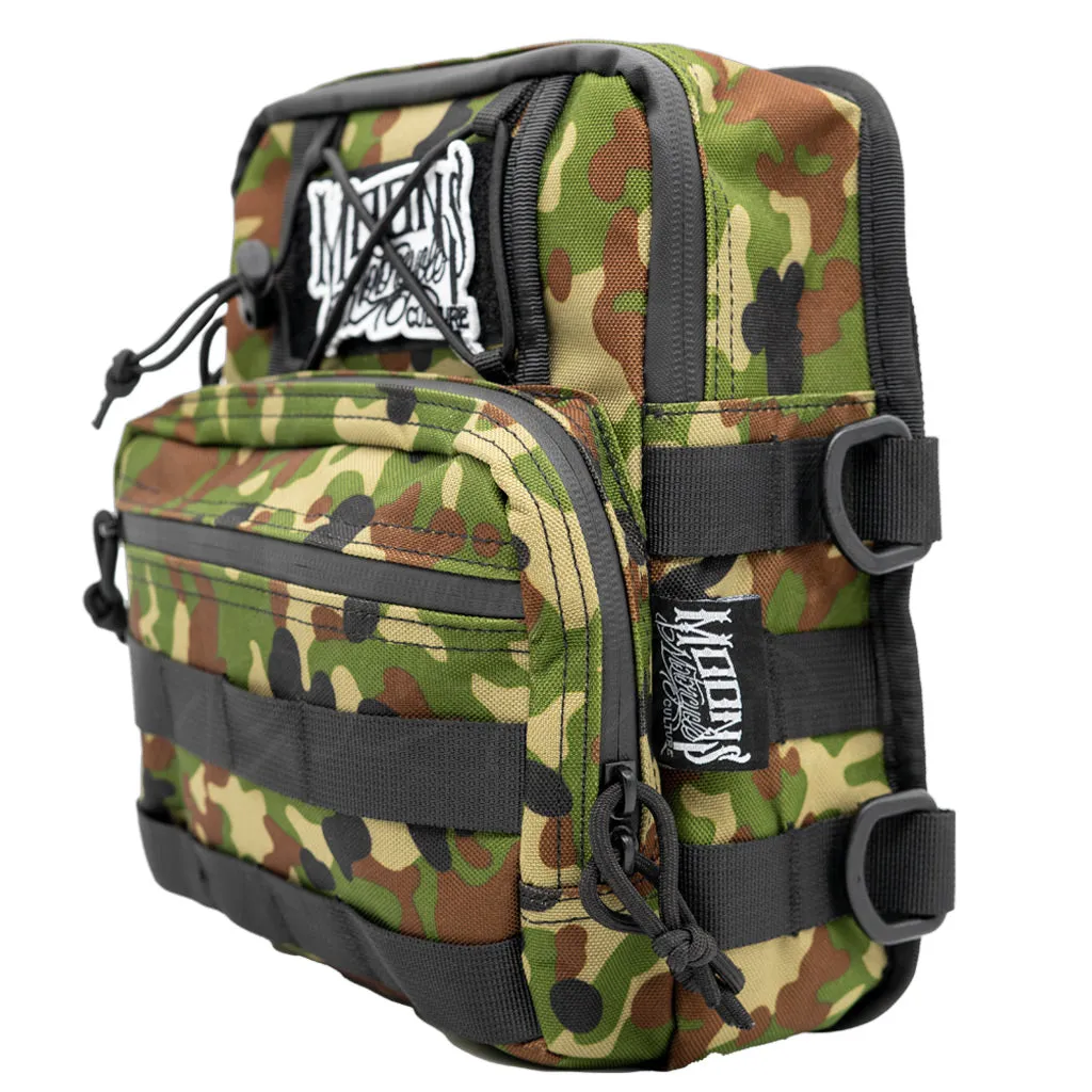 MOONSMC® BALKAN Molle HandleBar Bag - Woodland Camo