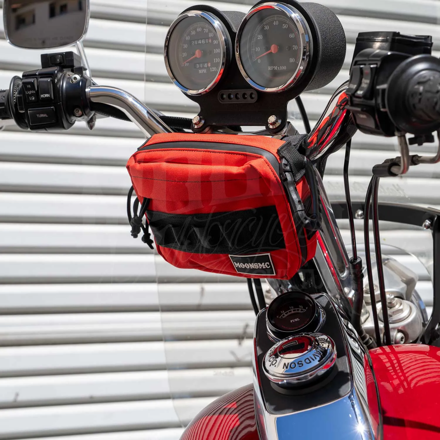 MOONSMC® UrbanOps Molle HandleBar Bag - Red