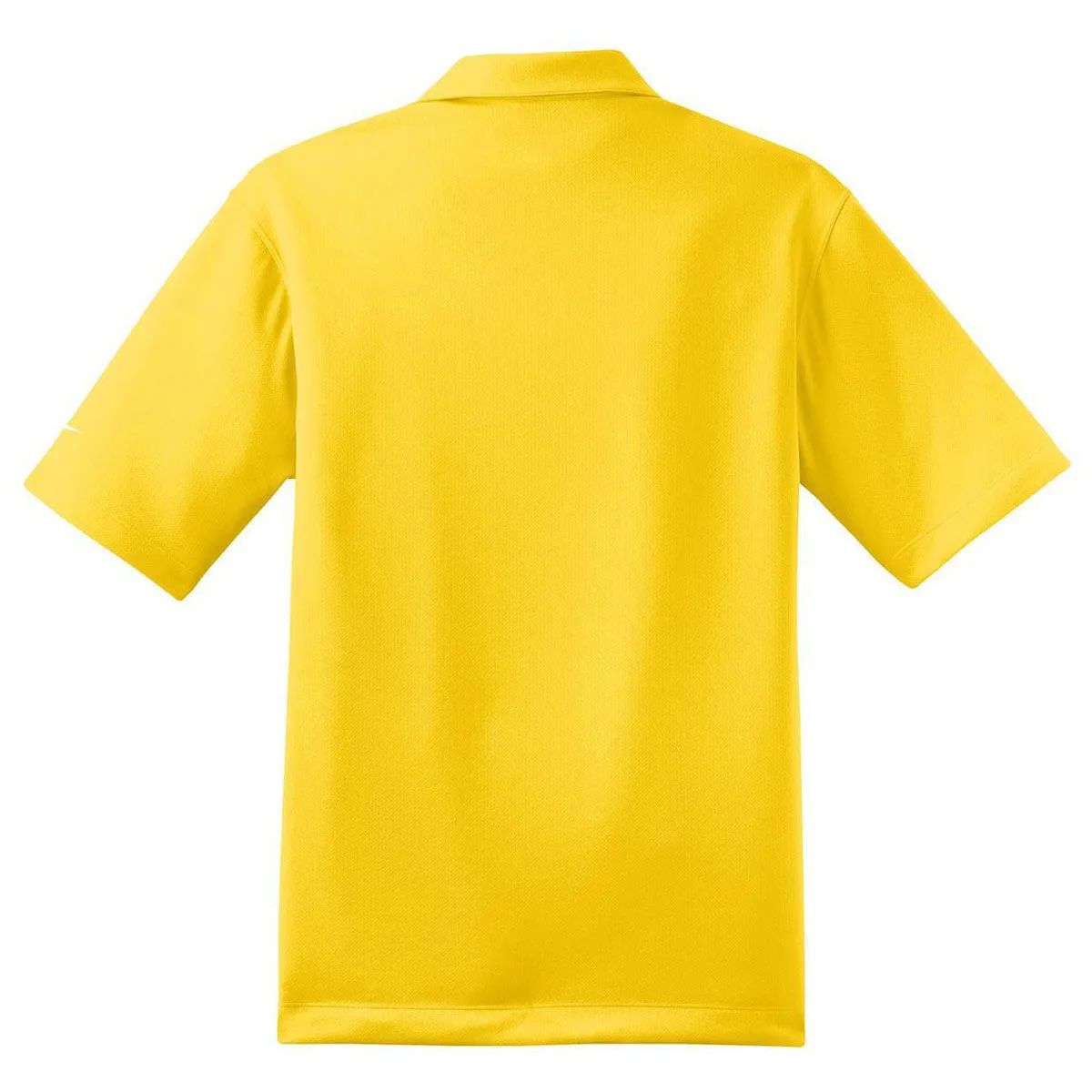 Nike Men's Tour Yellow Dri-FIT Pebble Texture Polo
