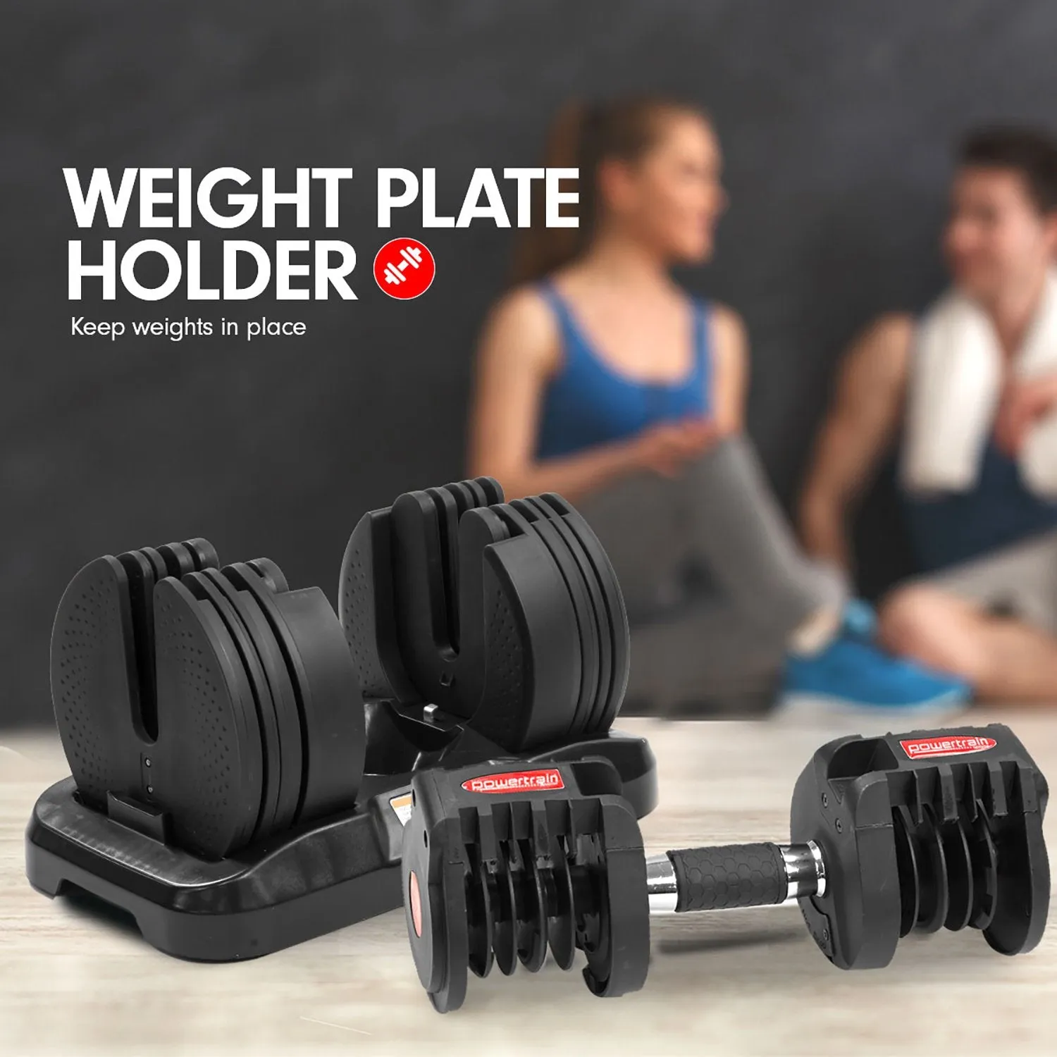 Powertrain Gen2 20kg Home Gym Adjustable Dumbbell