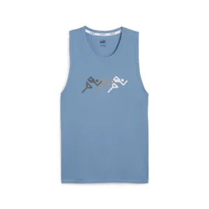 Run Favorite Graphic Crew Neck Athletic Tank Top